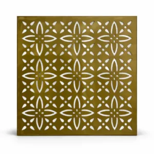 Çiçek Desen 30x30 Clip-In Dekoratif Tavan Paneli - Yeşil