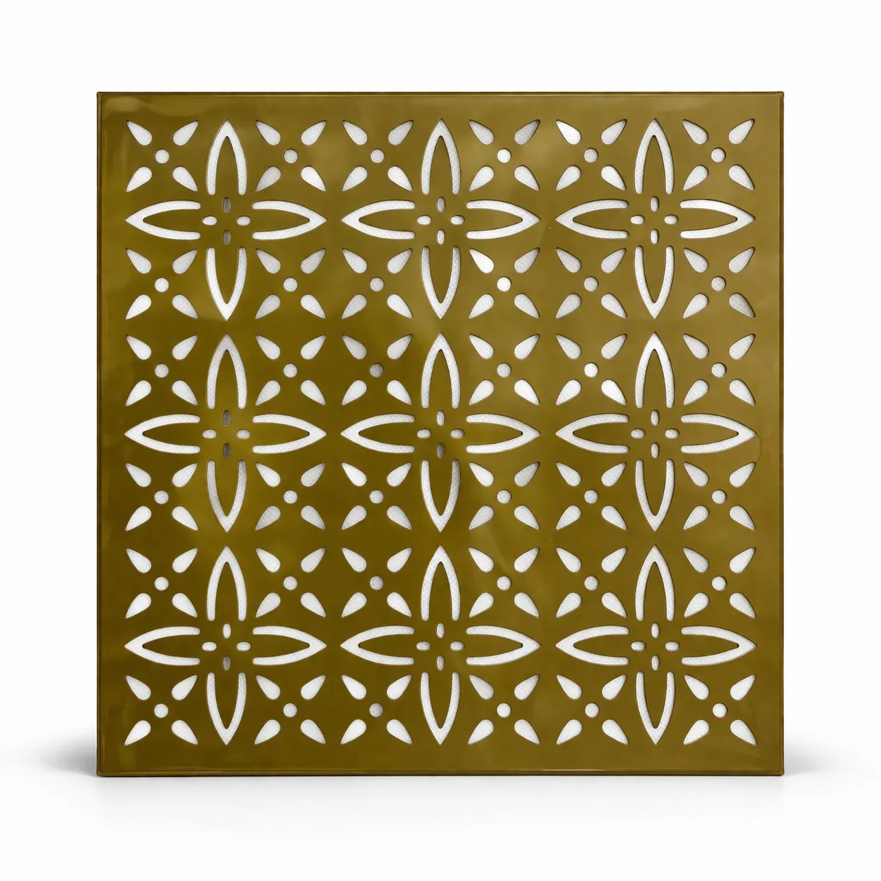 Çiçek desen plastik tavan yeşil