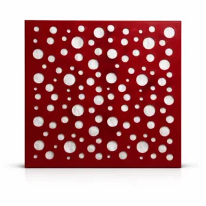 Damla Desen 60x60 T24 Dekoratif Tavan Paneli - Kırmızı