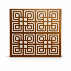 Yonca Desen 30x30 Clip-In Dekoratif Tavan Paneli - Kırmızı