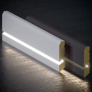 ledli luna ahşap mdf süpürgelik