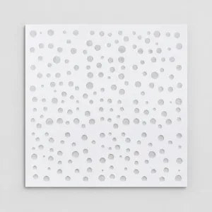 Ürün görünümü: Damla Desen 30×30 Clip-in Plastik Tavan Paneli - Beyaz